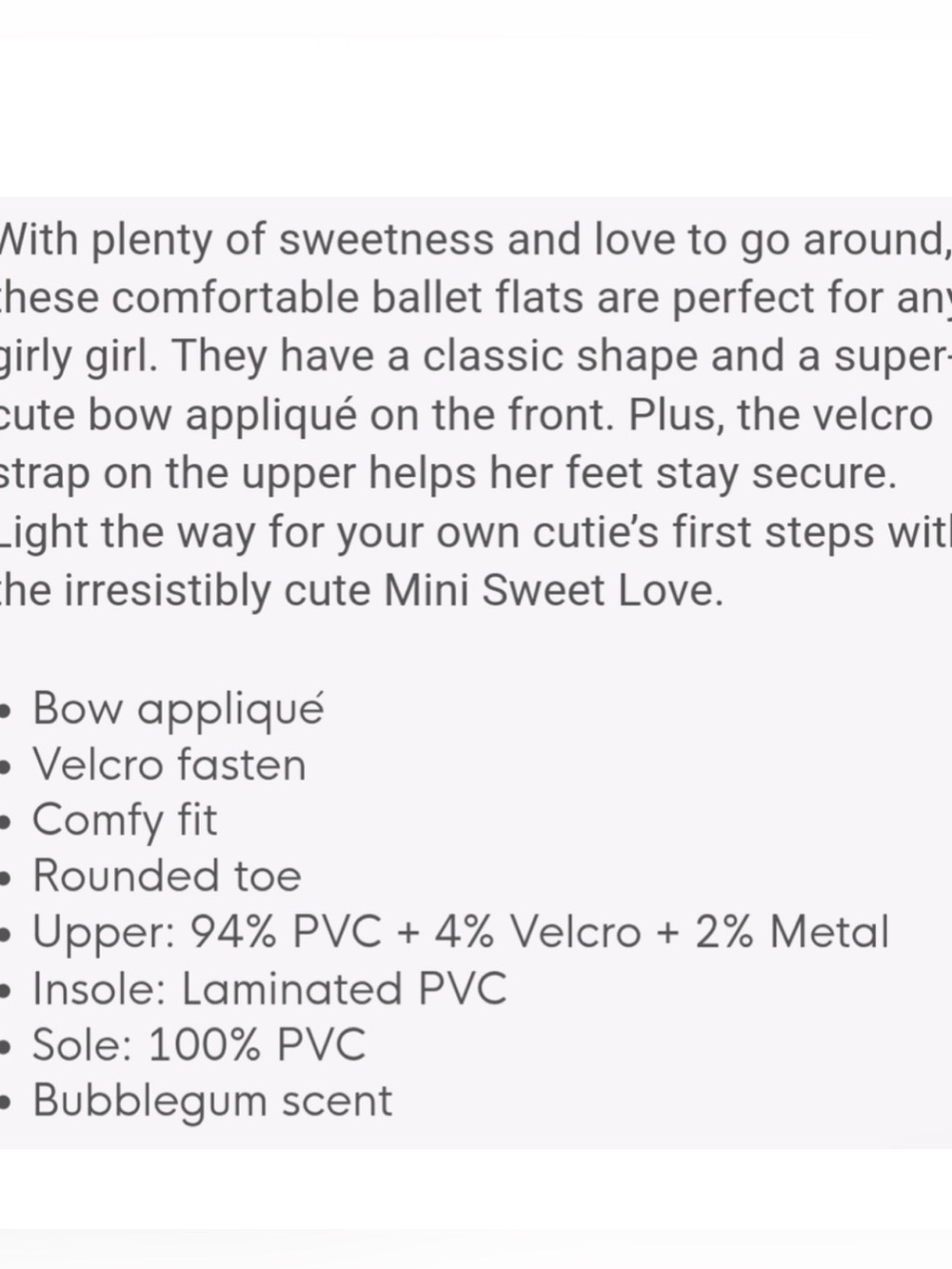 Mini Melissa Sweet Love Cap Mary Jane Gold Ballet Flats with Bow - Size: 6 - Picture 10 of 10